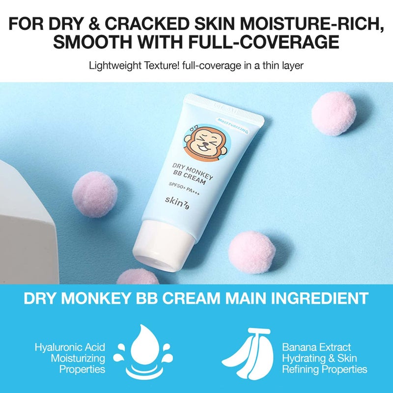 SKIN79 Animal BB Cream Angry Cat Dark Panda Dry Monkey SPF 50+ PA+++ Made In Korea (Dry Monkey) - Image 2